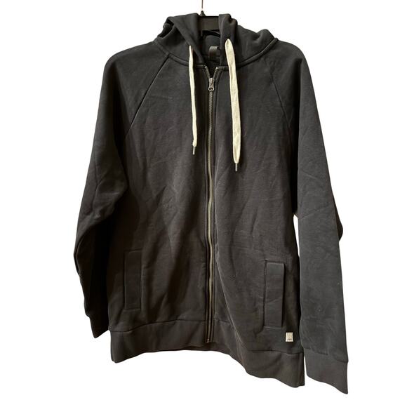 Vuori Halo Restore Black Zip-Up Hoodie - Size Medium - Picture 6 of 8